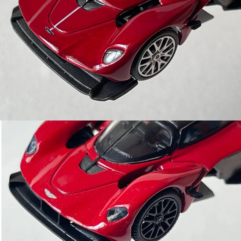 

POP Race 1:64 Supernova красный открывающийся капюшон Valkyrie V12 литая под давлением диорама модель автомобиля игрушка