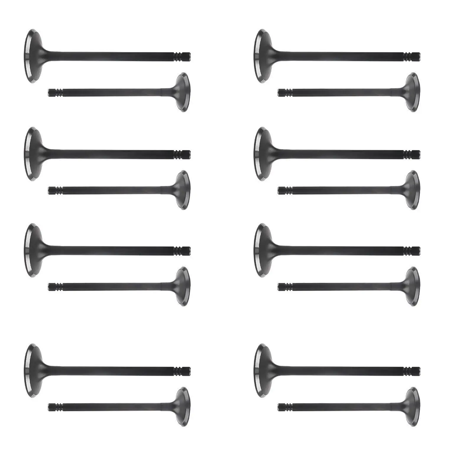 12596034 12615936 24434464 24454518 NOVAS válvulas de escape de admissão para motor Chevrolet GM Buick Saturn 2007-2017 2.0/2.4L