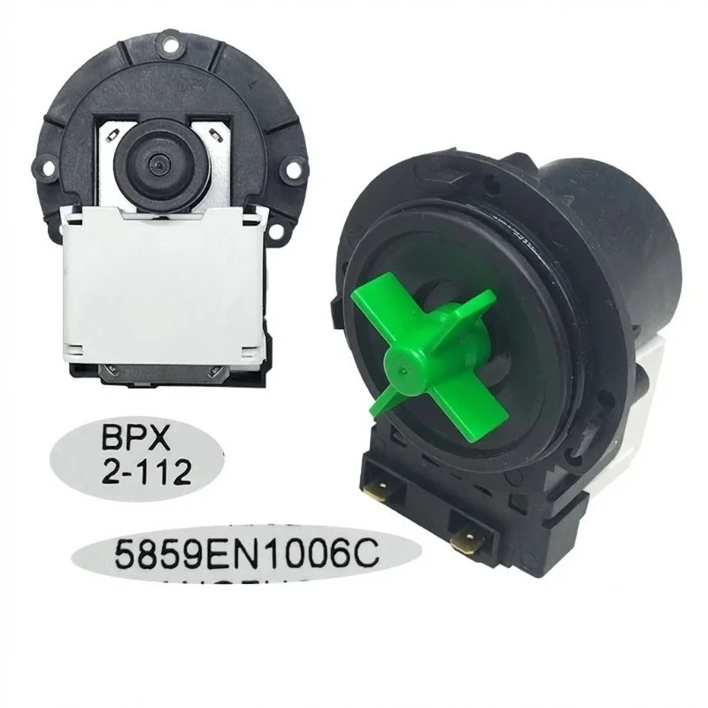 Washing Machine Drain Pump Motor BPX2-7/BPX2-8/BPX2-111/BPX2-112,Replacement ForWD-N12155D/N12150D/N80090U/5859EN1004B/WD-T12235