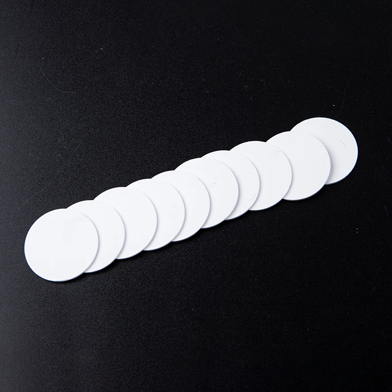 10Pcs NFC Coins NTAG215 PVC 25mm Round Tags 13.56MHz Cards For Amiibo Device NFC Tags