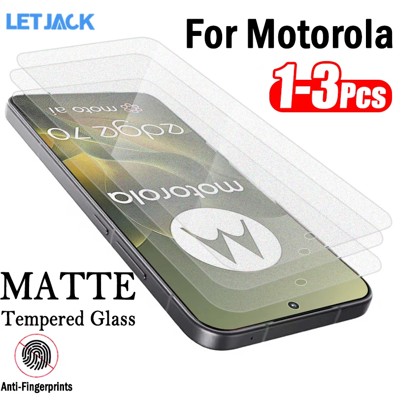 

1-3 шт. матовое закаленное стекло с защитой от отпечатков пальцев для Motorola Edge 70 60 Stylus Moto E15 E14 E13 E40 E30 E20 E22, защитные пленки для экрана