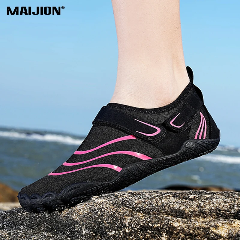 Adult Beach Wading Sneakers Quick Dry Breathable for Men Women Aqua Shoes Non-slip Water Sports Shoes for Surfing Diving