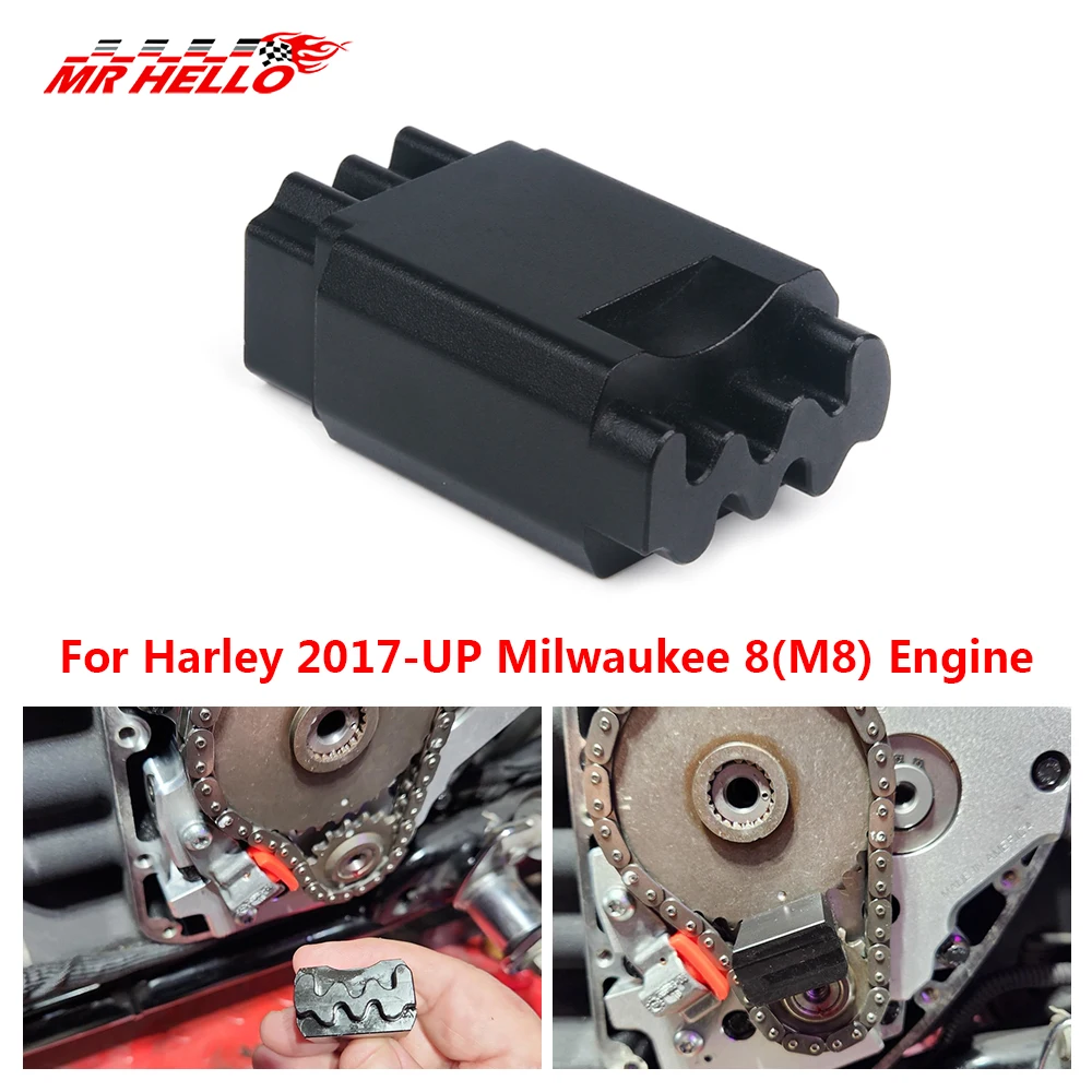 Dwugłowe narzędzie do blokowania krzywki kompatybilne z Harley Twin Cam 1999-2017 dla 2017-2024 M8 Milwaukee 8 silników / modele 99-06 Dyna