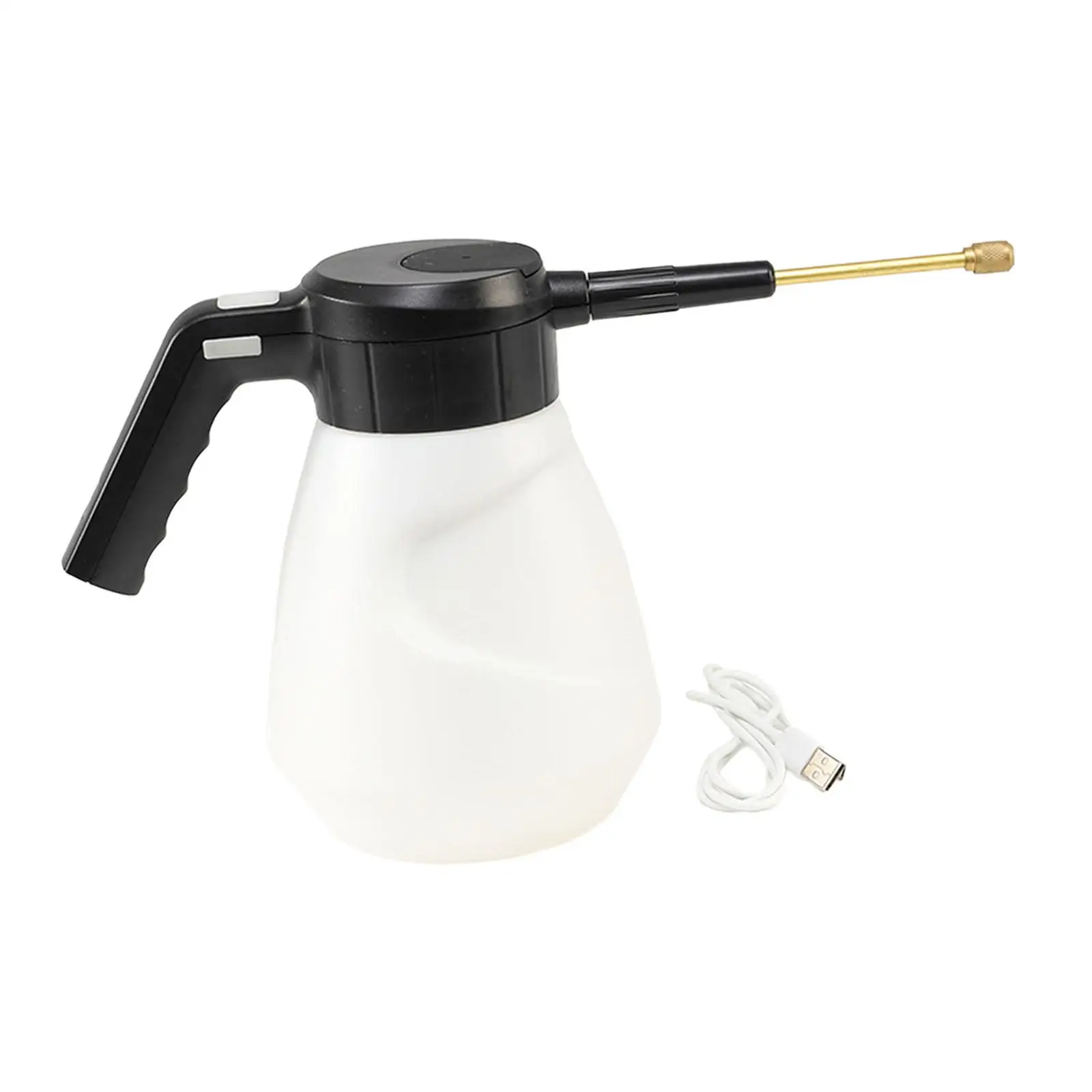 

2L Large Capacity Nonslip Handle Portable Electric Mist Spray Watering Can for Window Cleaning Car Washing Watering Plants