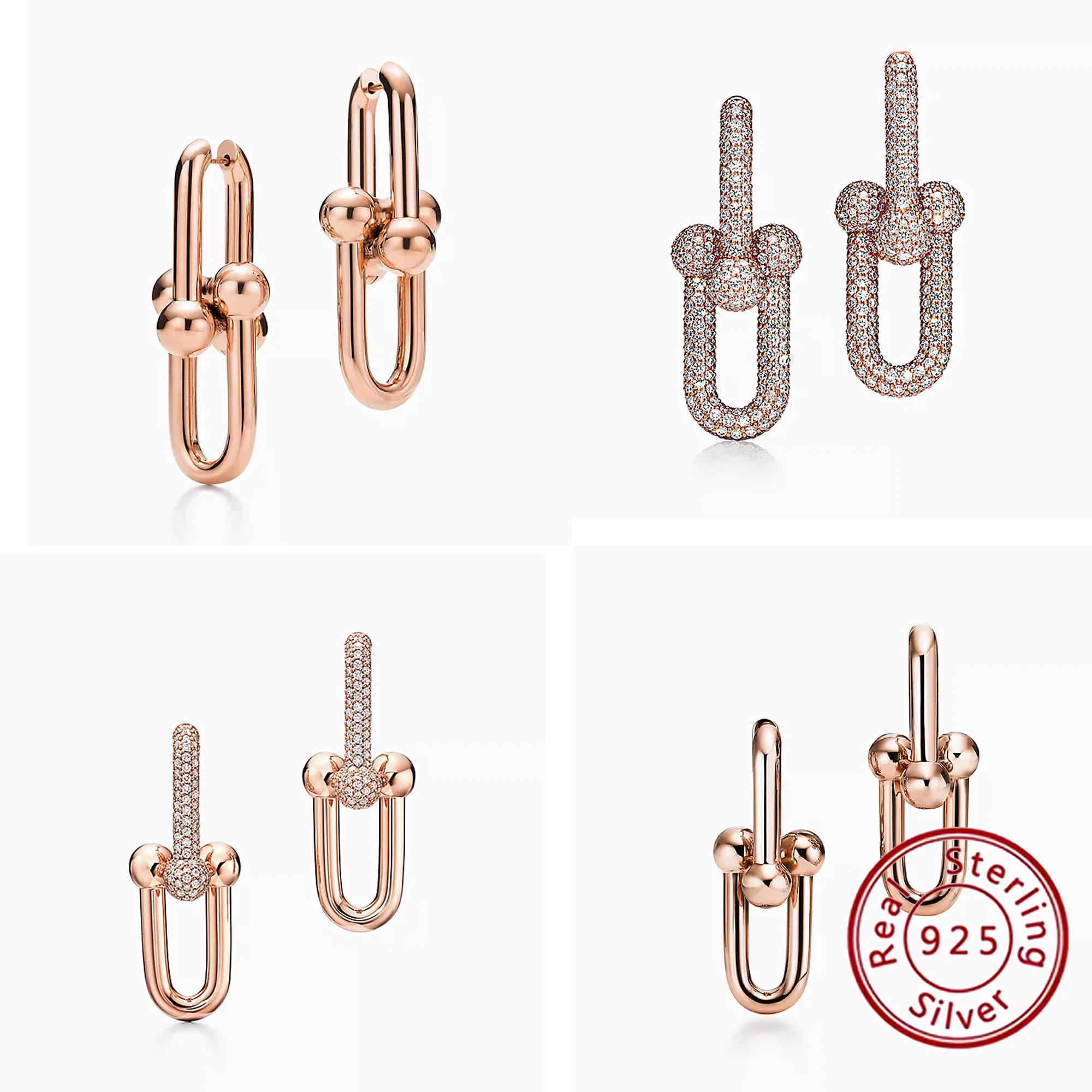 

Модные металлические серьги из чистого серебра 925 пробы, полые высококачественные легкие, роскошные, темпераментные, очаровательные женские украшения