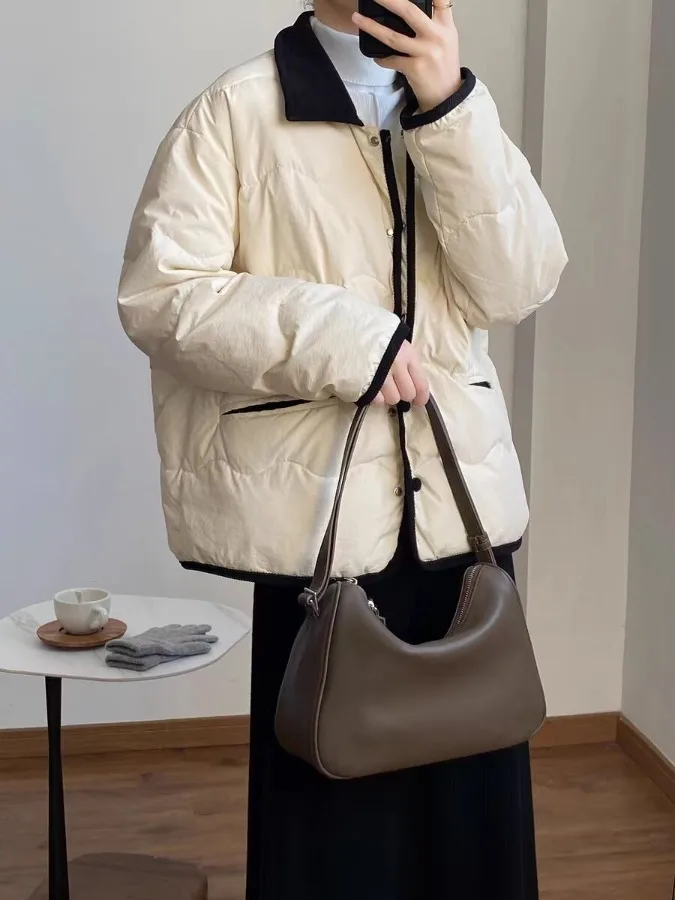 

Женское модное свободное теплое хлопковое пальто Jaet Sweet Sle Thiened, зимнее пальто Long Sve, одежда обычной длины Beau