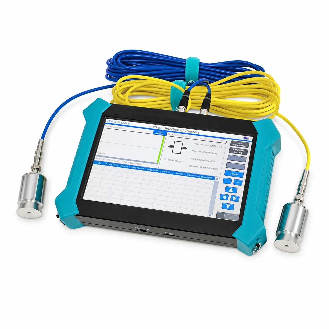 U910 High-Precision Digital Pulse Elocity Testing Equipment with Ultrasonic Wave Detection, Real Time Waveform Display