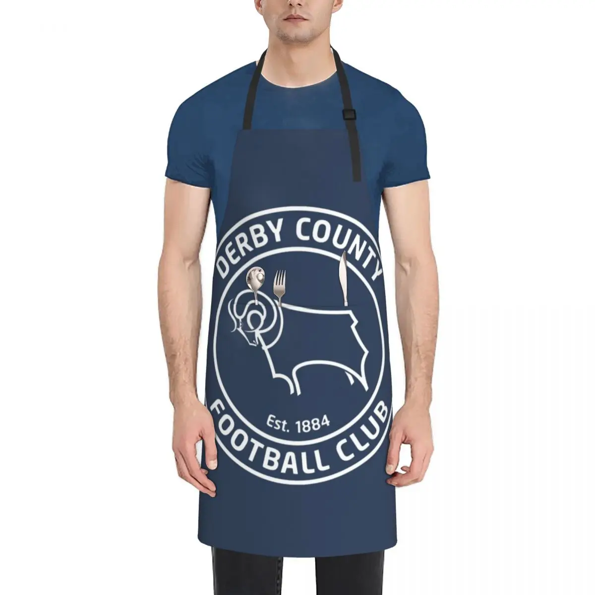 

Derby County FC Home Apron christmas kitchen Women's Barista Apron