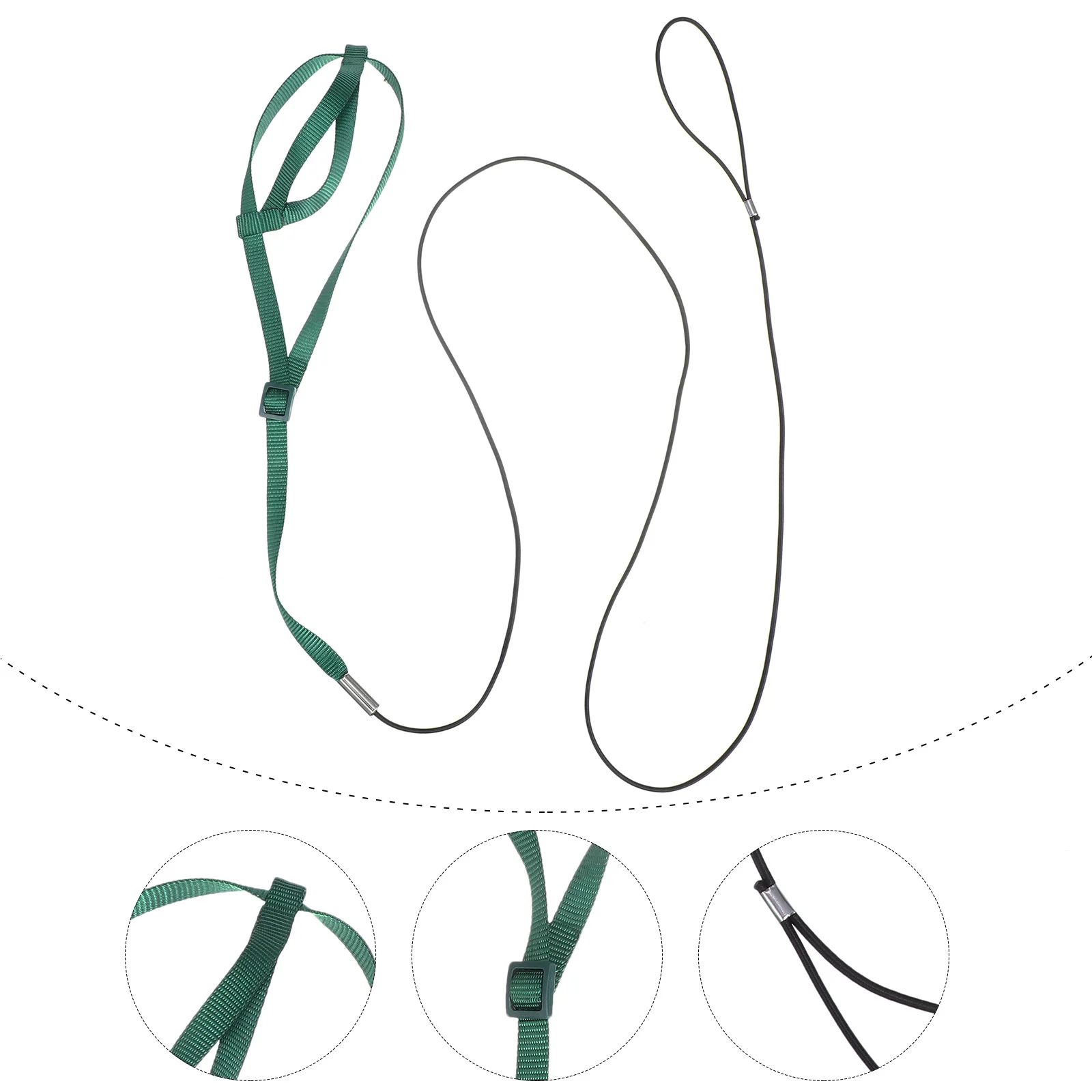 

Bird Harness Adjustable Durable Nylon Leash Lightweight Chewing Resistant Elastic Training Rope for Parrot Outdoor Flying