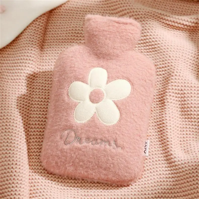 1000/500ml Cute Large Warmer Hot Water Bag for Period Pain Stuffed Menstrual Colic Heater Plush Hand Warmer Seed Guatero Bottle