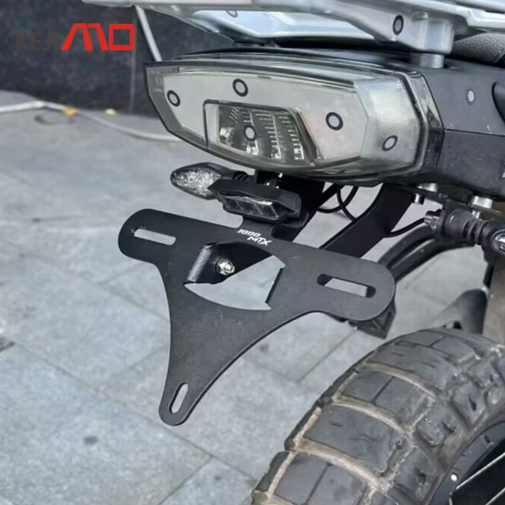 

FOR CFMOTO 1000MT-X 1000MTX 1000 MTX 1000 MTX1000 2025 2026 2027 Short Tail Rear Wing Folding License Plate Frame Holder Bracket