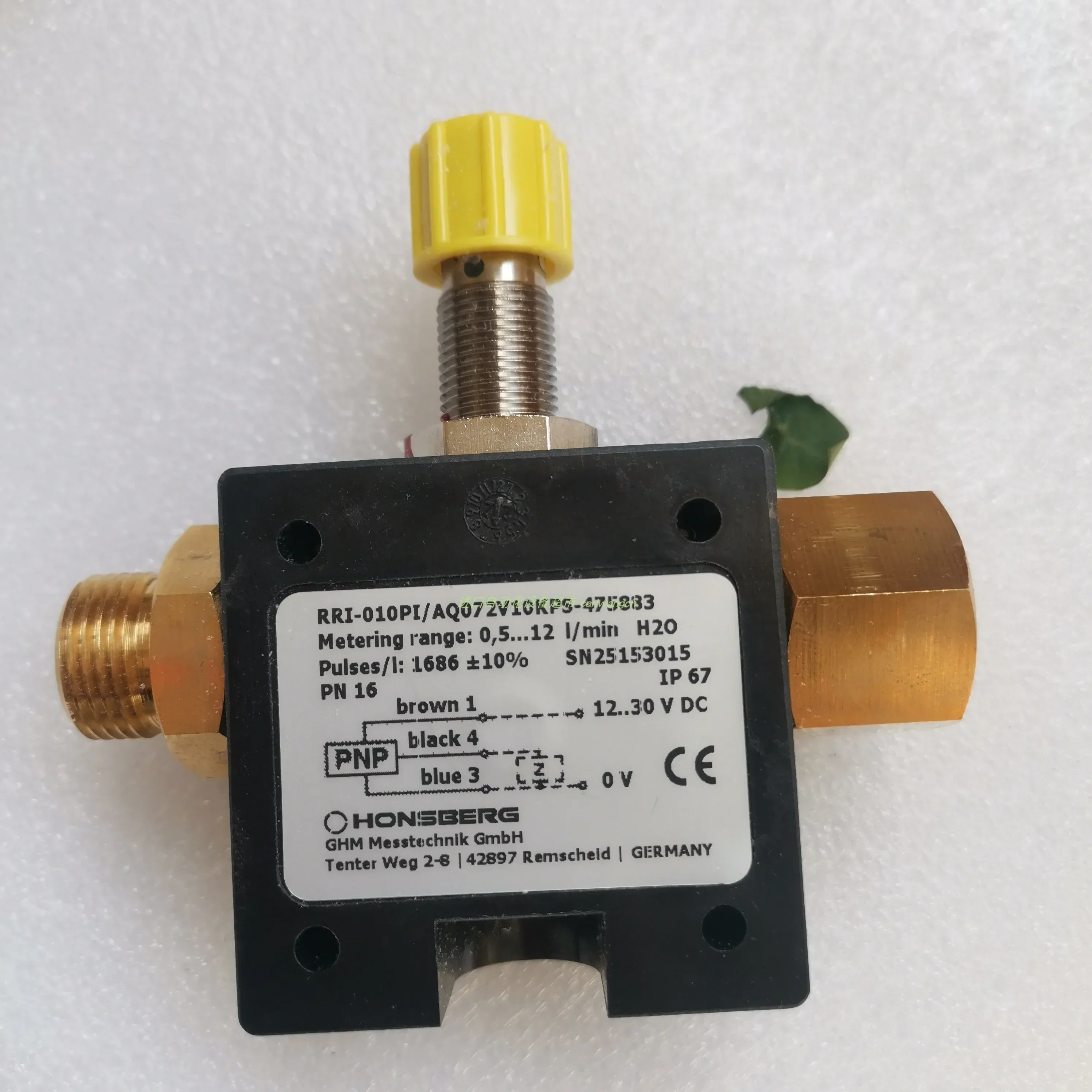 

Honsberg UR1-010GM-6 flow switch B-urkert 227220 valve