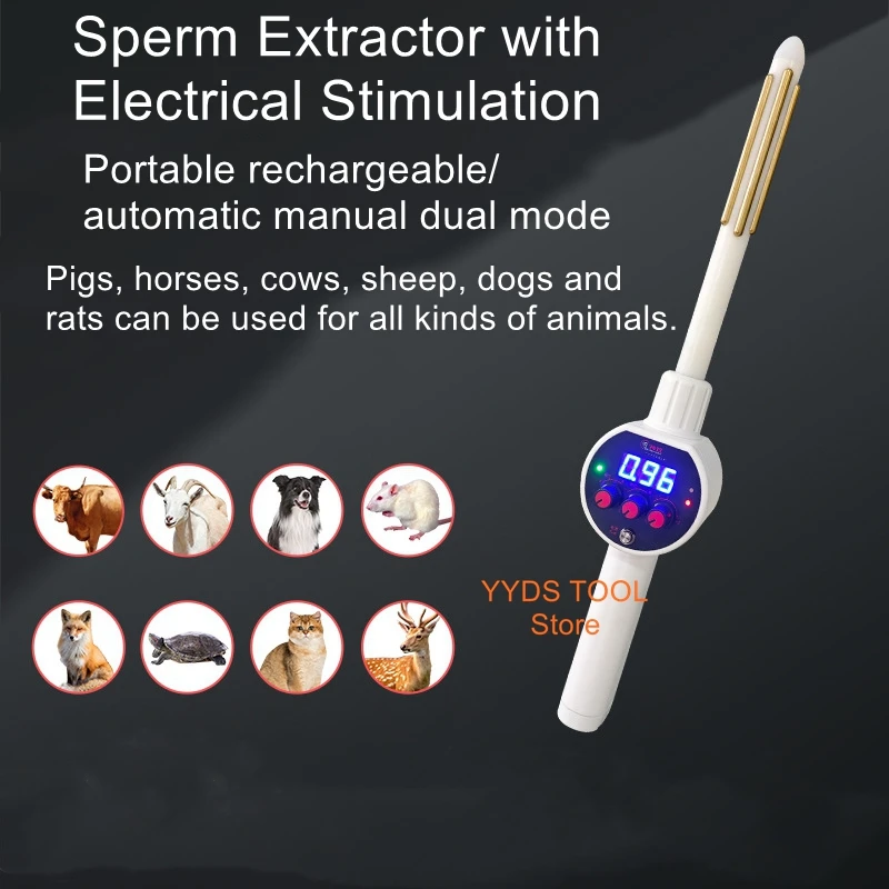 Portable Animal Electrosperm Collector Animal Artificial Breeding Instrument Pigs Cattle Sheep Fox Mice Monkey Panda Dogs