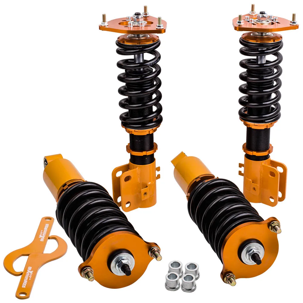 Coilover Kit for Subaru Legacy Sedan Saloon MK3 BE 1999-2004 Shock Absorbers for MK3 Saloon AWD BE 1999-2004 Height Adjust