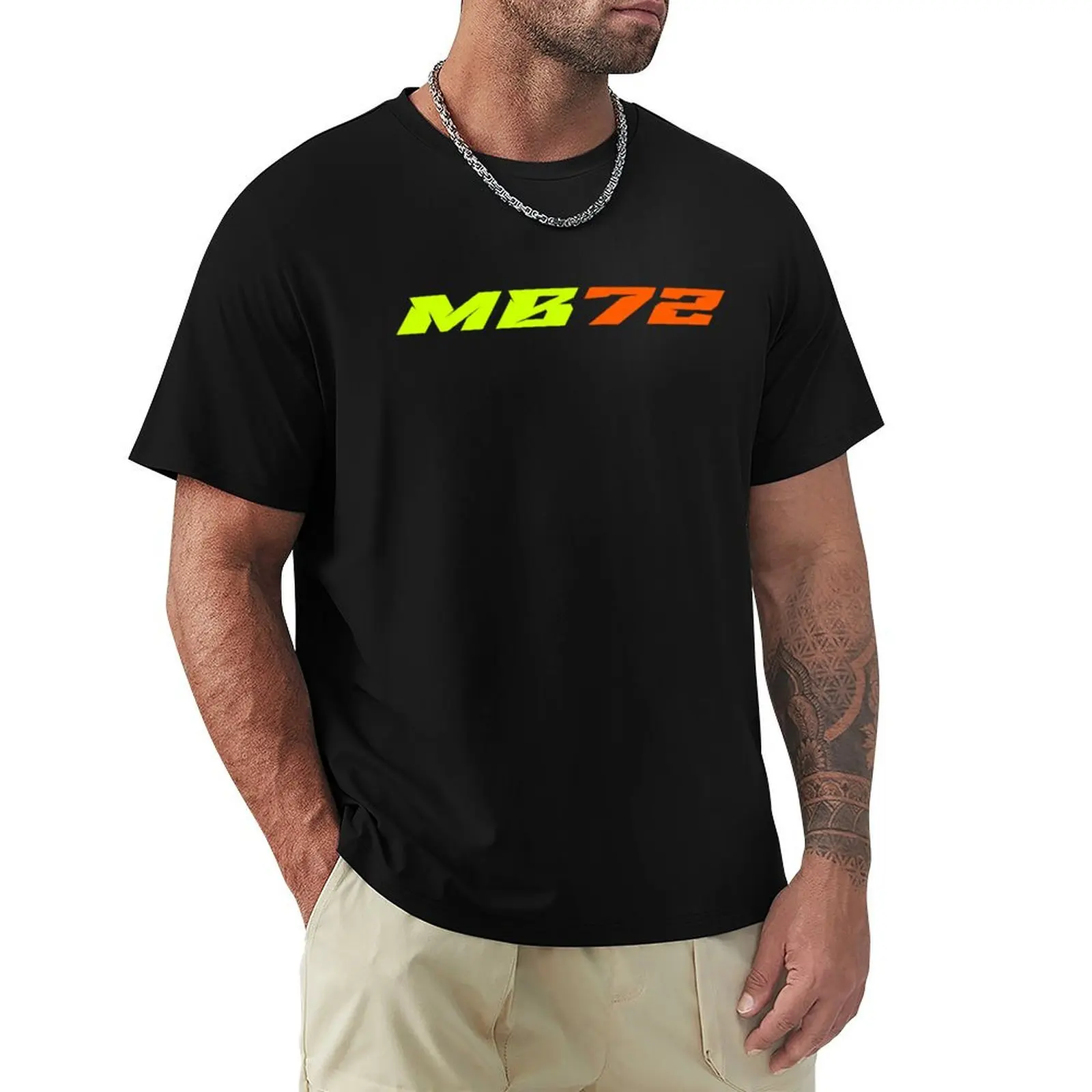 Marco Bezzecchi Number 72 T-Shirt Functional Casual Short Sleeve Tee