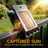 Solar Motion Sensor Clip On Light Outdoor Waterproof Bright Solar Powered Security Lamp for Fence Garden Yard Wall Patio Camping 2