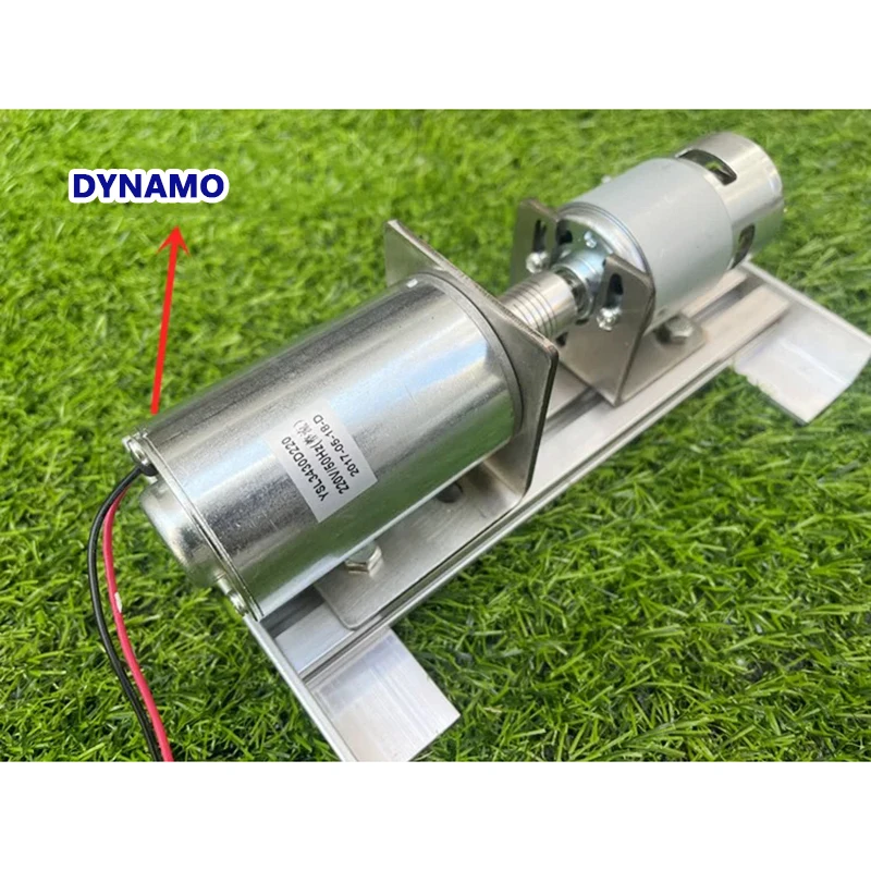 220V double bearing silent inner rotor high voltage motor permanent magnet brushless DC generator 775 motor brushless set