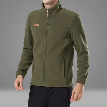Chaquetas militares cálidas para hombre, abrigos de bombardero de lana gruesa, cortavientos de cuello alto, ropa de abrigo táctica, Parka de invierno