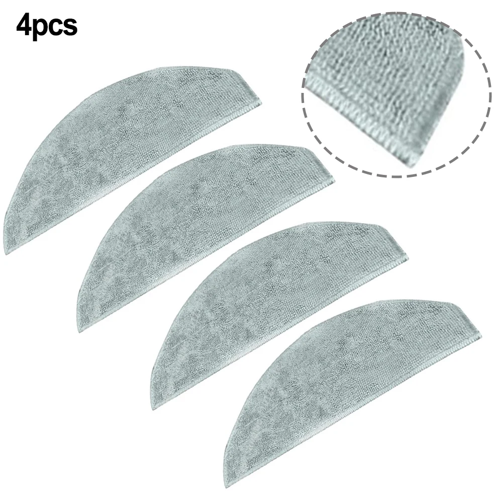 4pcs Microfiber Mop Cloth Kit For Cecotec For Conga Y80 / Y80 For Xtreme Vacuum Cleaner For Effective Home Cleaning