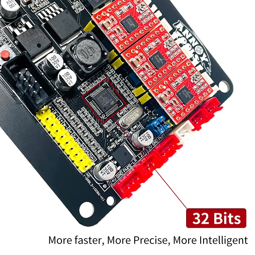 GRBL 3-osiowa 32-bitowa płyta sterująca Port USB Sterownik maszyny grawerującej CNC z wentylatorem Offline Control Board dla CNC 3018