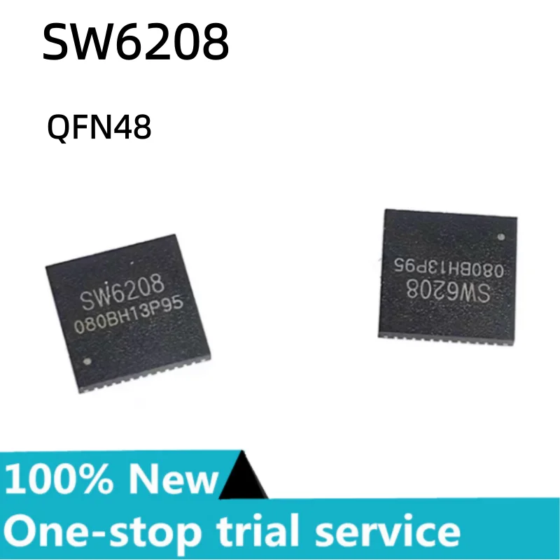 10-100 Uds % NUEVO STOCK SW6208 paquete QFN chip de carga rápida multiprotocolo para bancos de energía 22,5 W IC