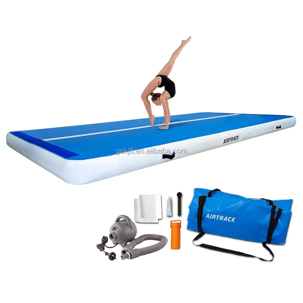 3m 4m 5m 6m 8m 10m 12m 15m Air track custom DWF inflatable yoga mattress air gym mat