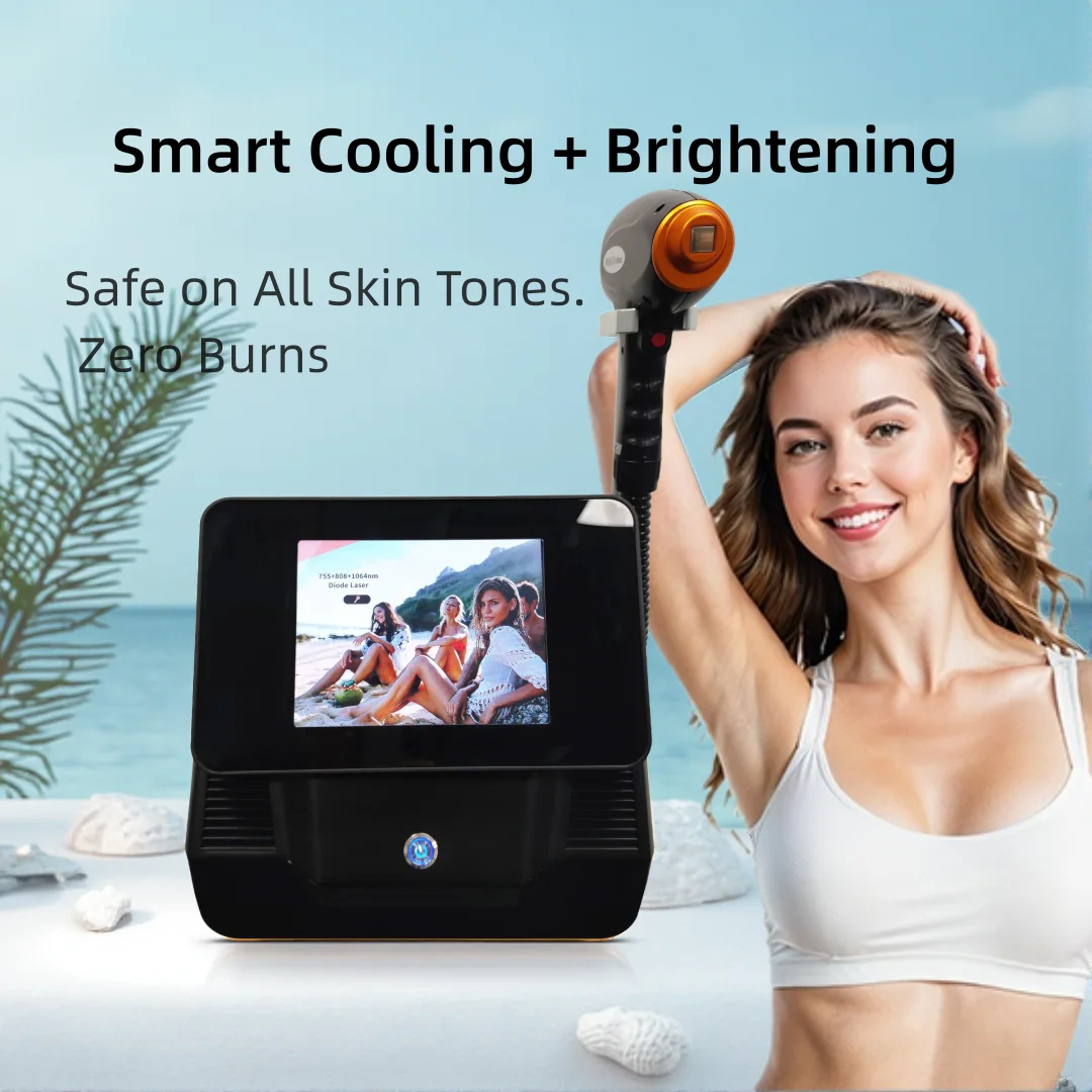 

Professional IPL Laser Hair Removal Machine, Permanent Hair Reduction Epilator for Home Salon Use, Painless IceCoolingTechnology