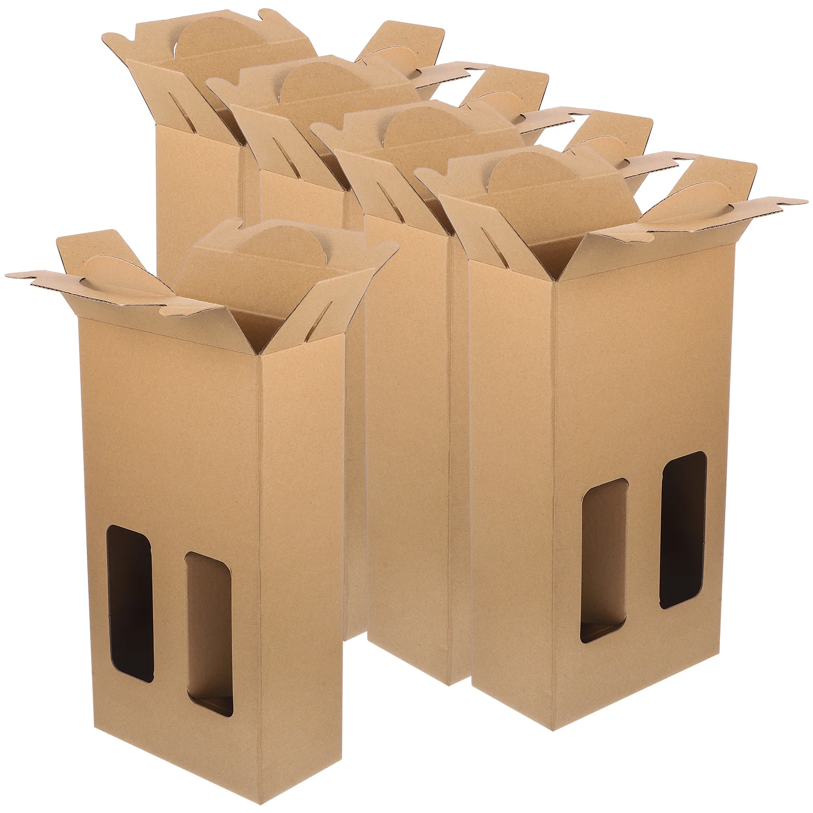 

Stylish Handcrafted Bottle Carrier Paper Box Multi-Functional Holder For Events And Storage