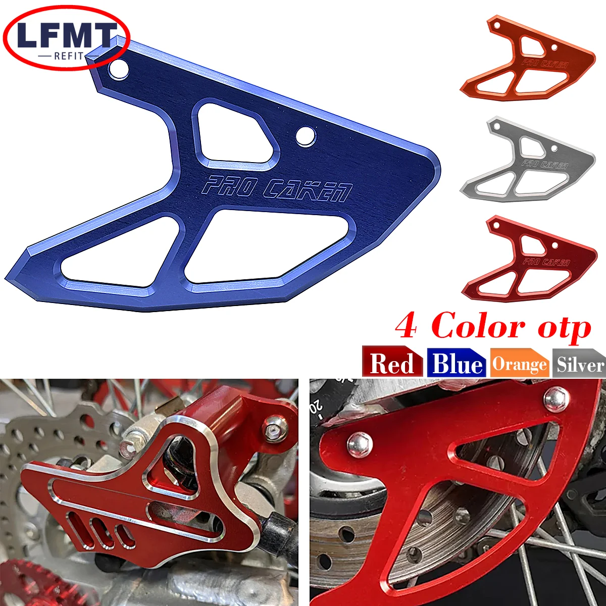 Motorcycle CNC Rear Brake Disc Guard For Honda CR125R CR250R CRF250X CRF450X CRF250RX CRF450RX CRF250R CRF450R CRF450L 2002-2020