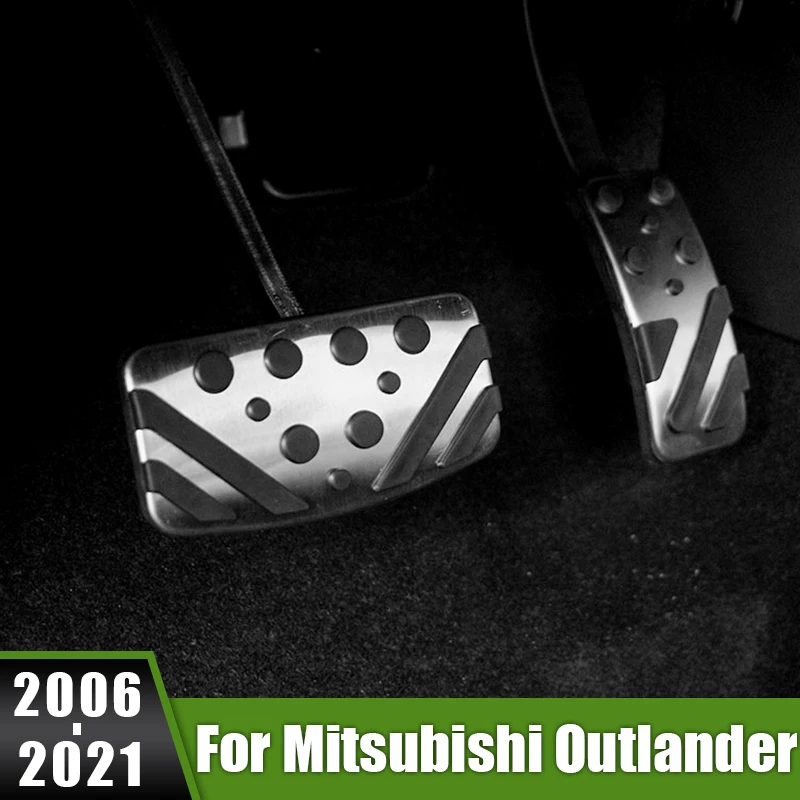 

For Mitsubishi Outlander 2006-2012 2013 2014 2015 2016 2017 2018 2019 2020 2021 Car Accelerator Fuel Brake Clucth Pedals Cover