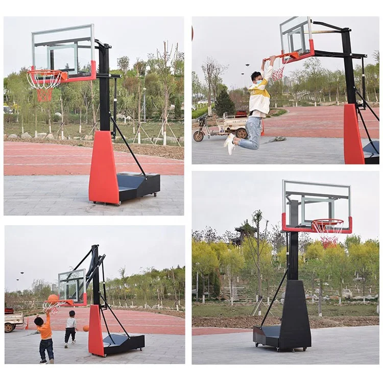 High Quality School Use Height Adjustable Portable Basketball Hoop Stand for Kids