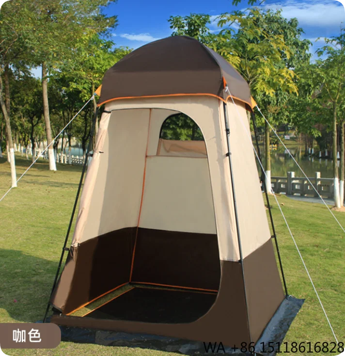 Large Size Oxford Fabric Four-season Waterproof Camping Shower Tent with Quick Automatic Opening Toilet Changing Room for Hiking