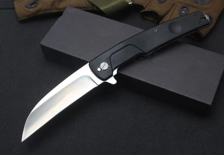 

Exr Pantheraa Pocket Folding Knife N690 Blade 6061-T6 Aluminum Alloy Handle Tactical Rescue Hunting Camping EDC Survival Tool