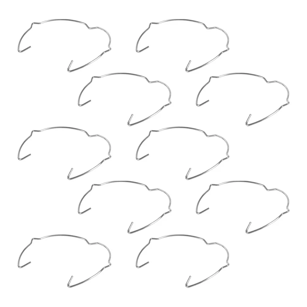 

10Pcs Manganese Steel Retaining Spring Clips for Downlight Spotlight Easy Install Fixed Buckle Design Versatile Lamp Accessory