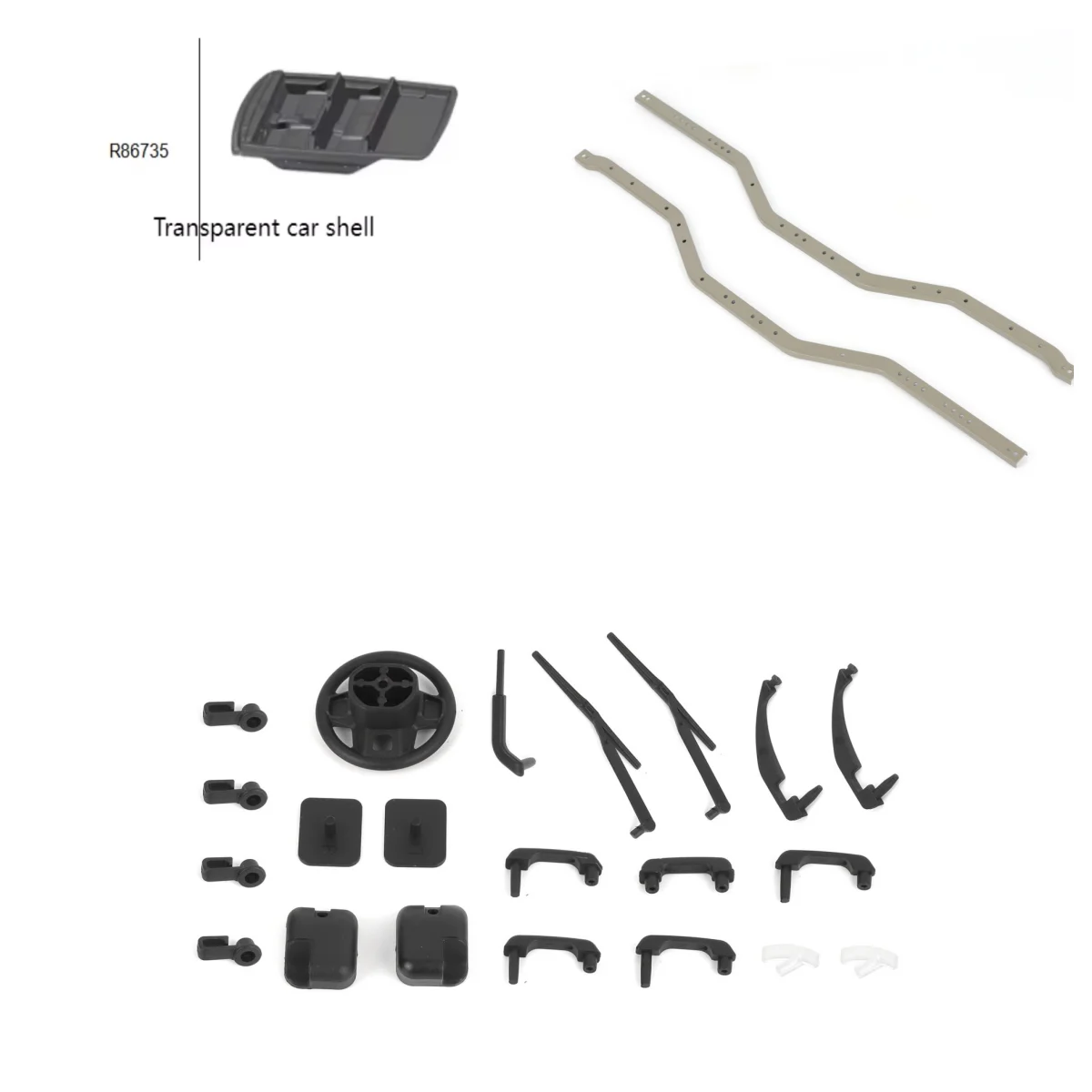 RGT Spare Parts R86735 R86738 R86743 FOR EX86130 EX86160 1/10 Electric Remote Control Model Car