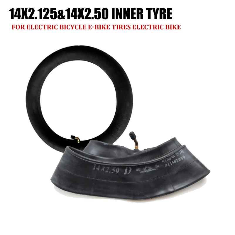 2/5/10 pcs 14X2.125 14X2.50 inner tyre Electric Vehicle Parts 14x2.50 Inner Tube 14*2.50  Camera 14 Inch  Tyre Tire