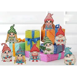 BXT037 Decoration Home Decor Homfun Craft Christmas Cross Stich Set Counted DIY Cross Stitch Kits Fridge Refridgerator Magnets