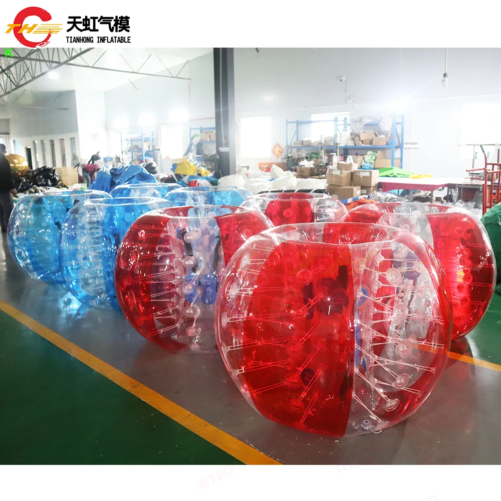 Fast Shipping 6pcs/lot inflatable bumper ball human body inflatable bubble ball for children and adult football match