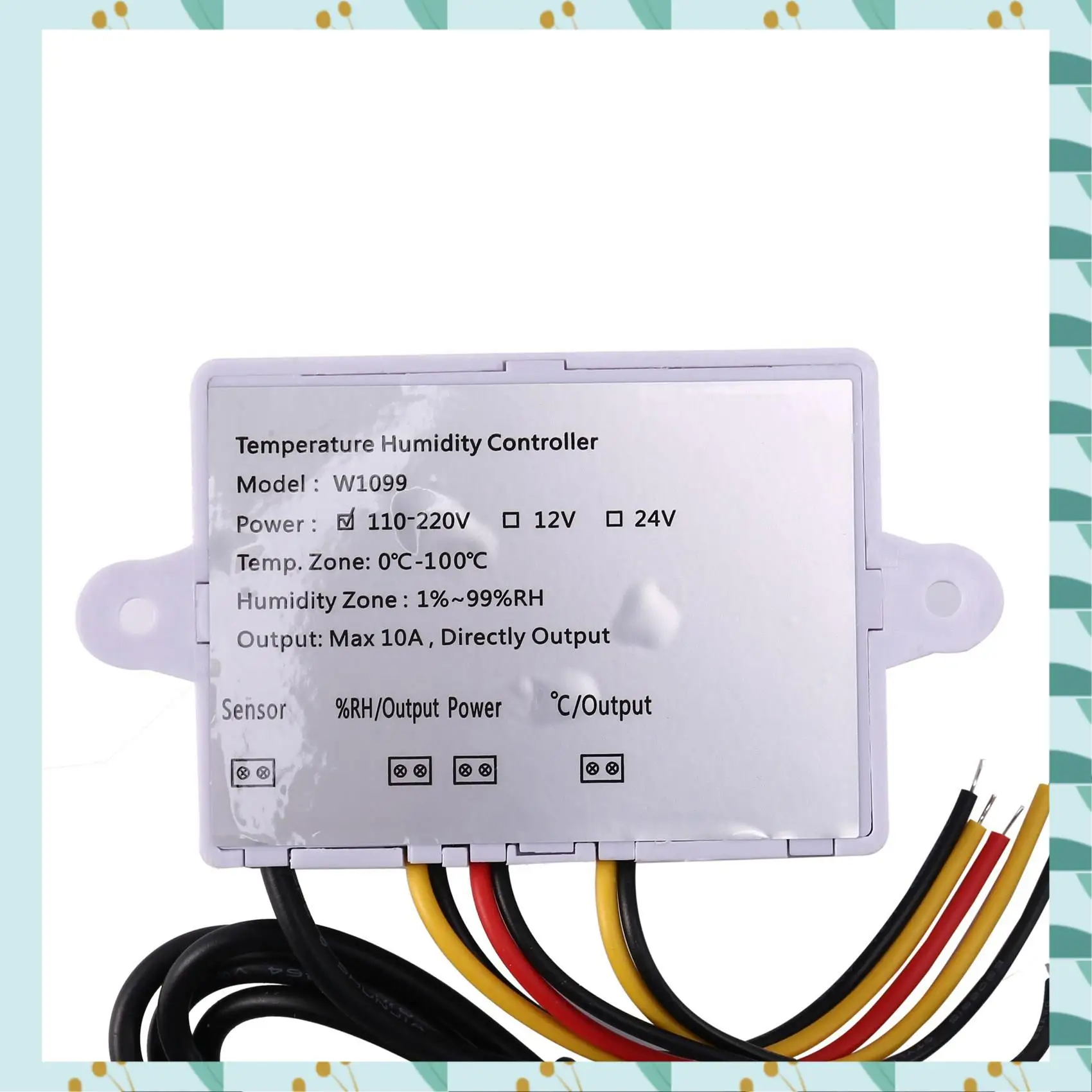 

A71P 2X XK-W1099 двойной цифровой термостат, гигростат, инкубатор для яиц, регулятор температуры и влажности, 110 В-220 В