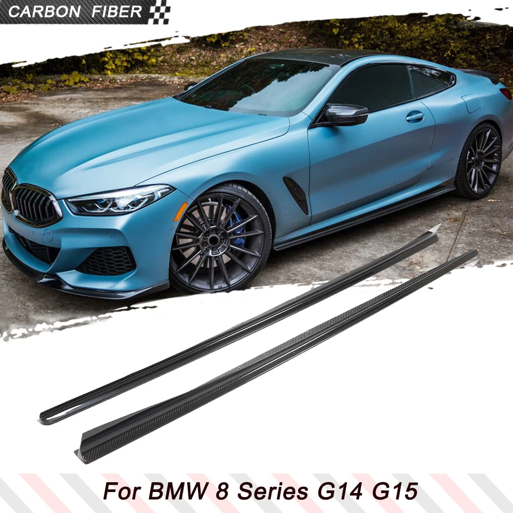 

Carbon Fiber Car Side Skirts for BMW 8 Series G14 Convertible G15 Coupe 2019- 2022 Side Skirts Splitters Extension Lips Spoiler