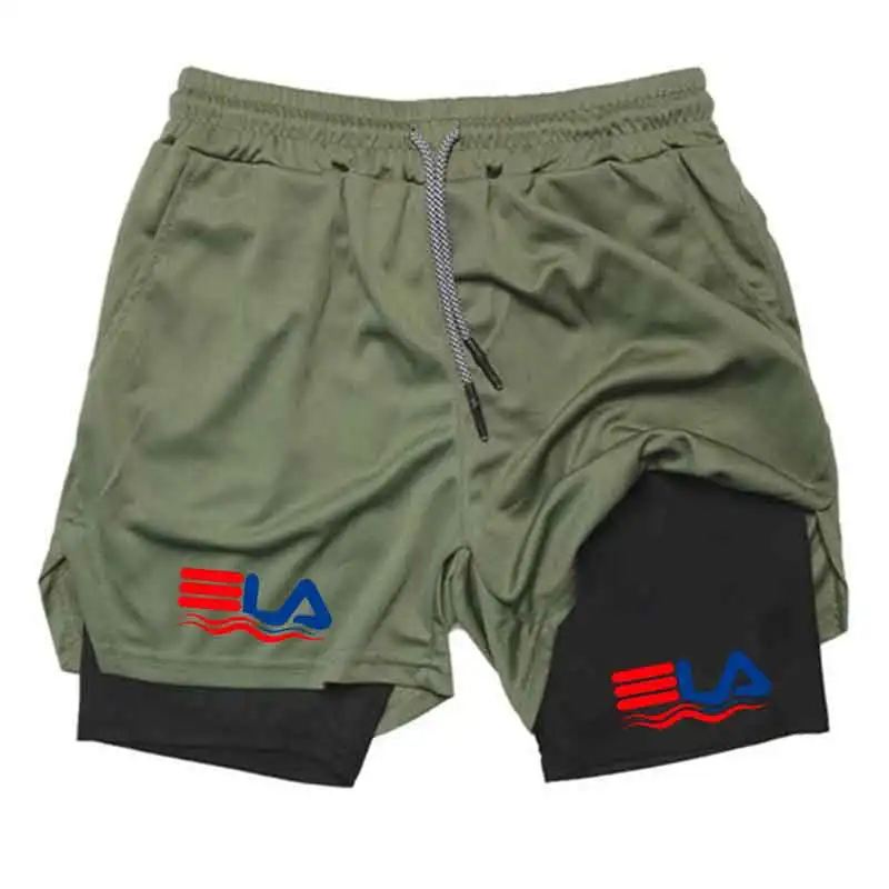 

Стильные спортивные шорты для мужчин, дышащие, для тренировок и бега, летние повседневные шорты с карманами