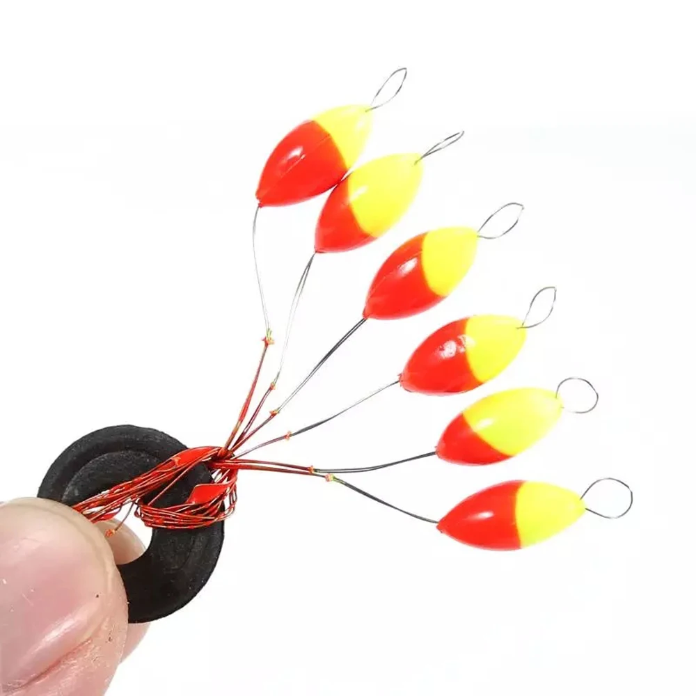 

Carp Fishing Fishing Stopper Fishing Buoys Mixed color Oval Fishing Float Floating Beans Fishing Float Bobber Seven-star Float