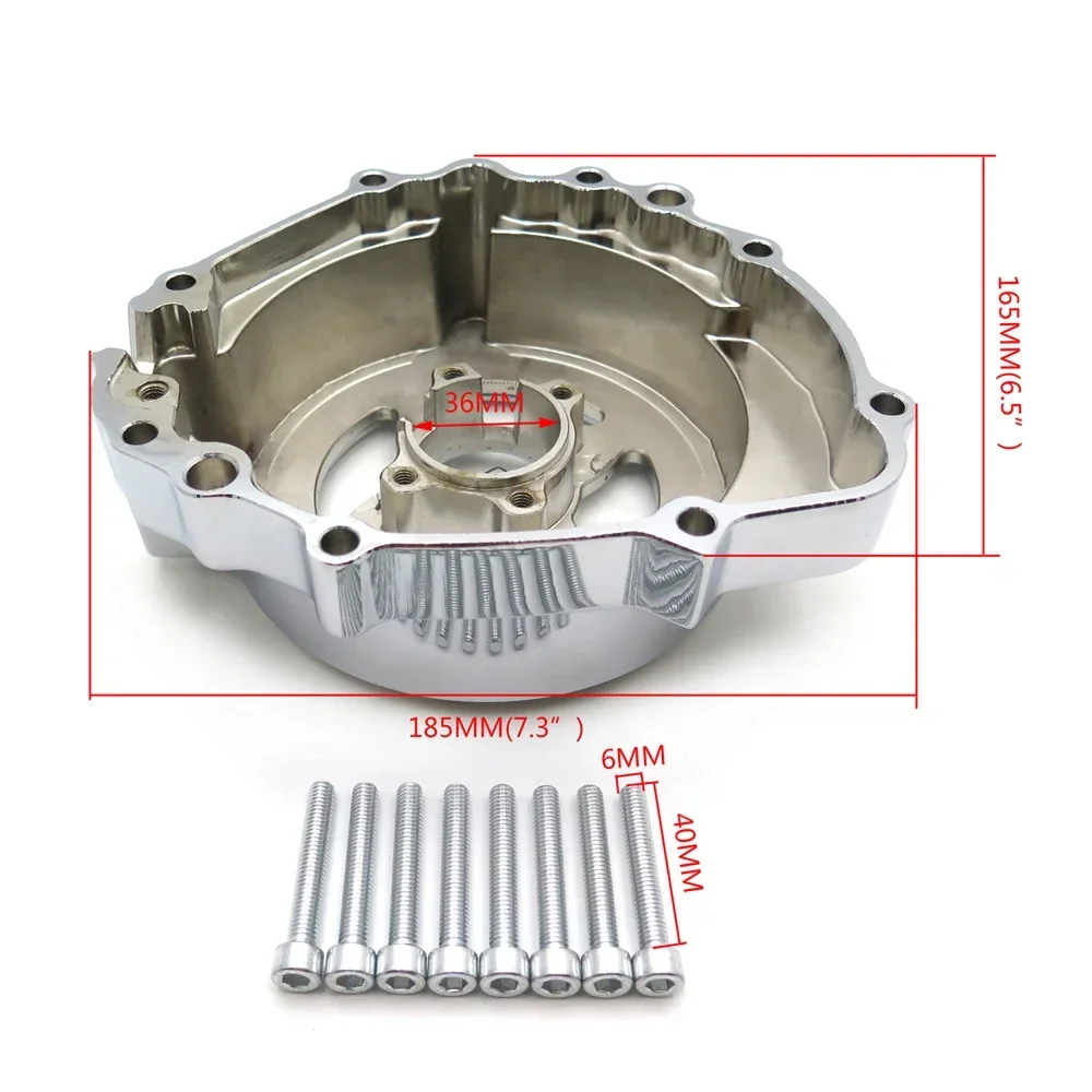 Motorcycle Engine Stator Covers for Honda CBR 600RR 2003-2006 Aftermarket Left Stator Cover See Through
