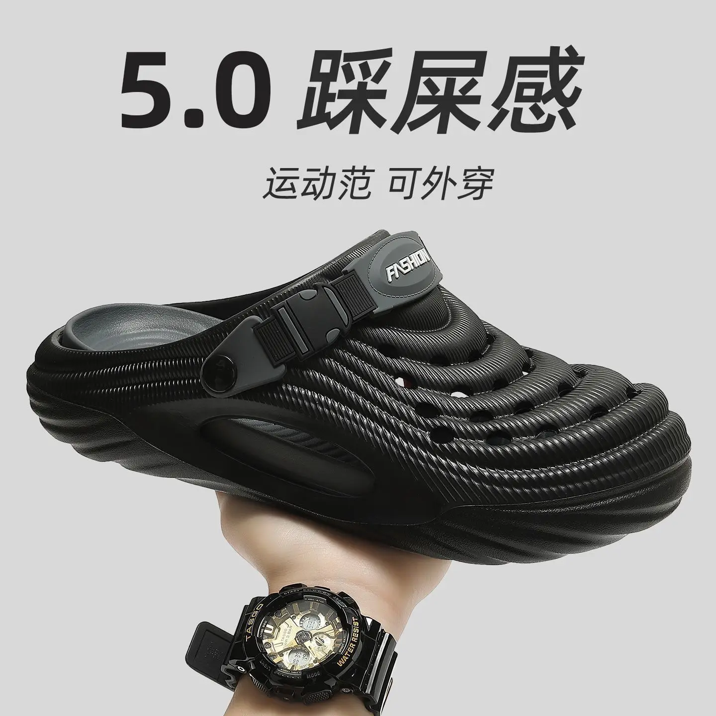 

Новые летние нескользящие сандалии EVA 2026 для мужчин и пар, на толстой подошве, в студенческом стиле, тренд Ins