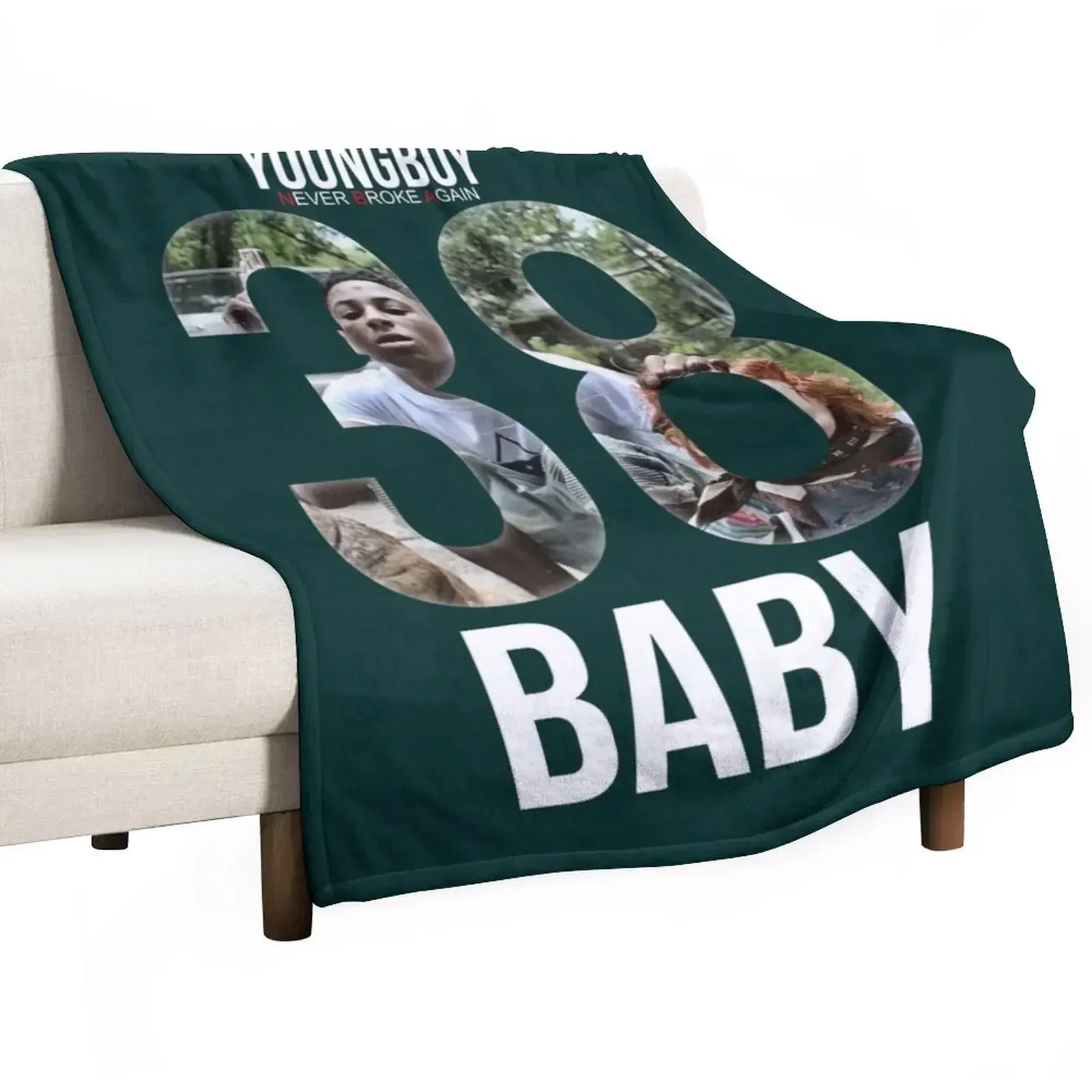 Young Boy Never Broke Again, 38 Baby Throw Blanket Retros Large Blankets