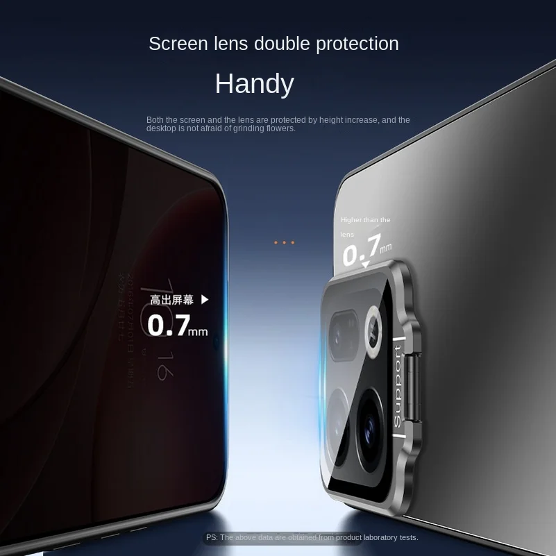 Etui z metalowym uchwytem na aparat do OPPO Find X9 Pro, matowe, odporne na wstrząsy, z ramką ochronną, pokrowiec na Find X9Pro Funda — zdjęcie produktu 3