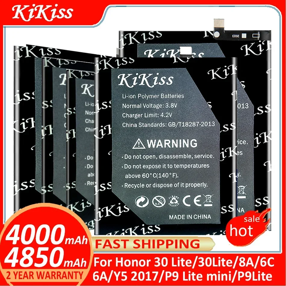 

Аккумулятор KiKiss для Huawei Enjoy Z/20 Pro/20Pro/6S/Honor 30 Lite/30 Lite/8A/6C/6A/Y5 2017/P9 Lite mini/P9Lite/P9mini/p9 mini