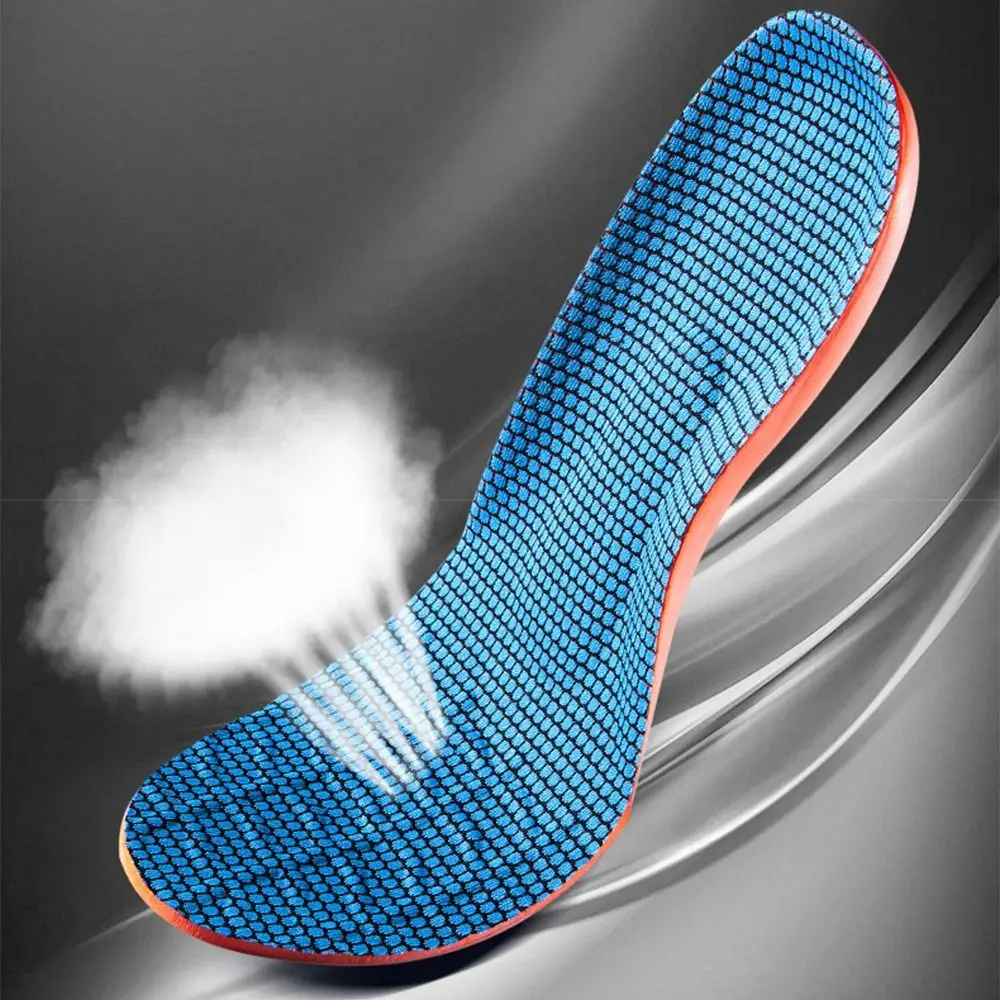 Sport Shock Absorbing for Feet Man Women Shoes Arch Orthopedic Insole Anti-Slip Massage Foot Pad Arch Support Insoles