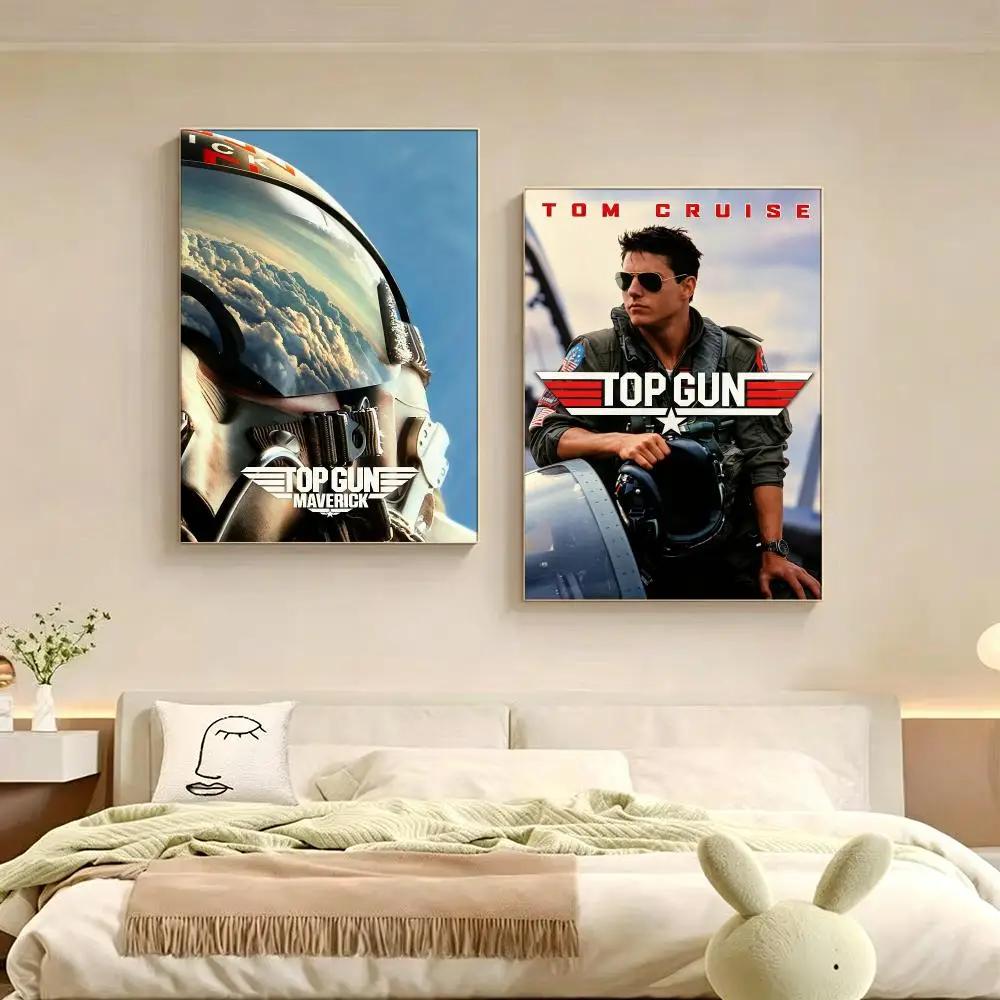 Movie Top Gun Maverick Poster Poster Multiple Sizes  frameless Creamy Style Wall Art Home Decor For Living Room Bedroom gift