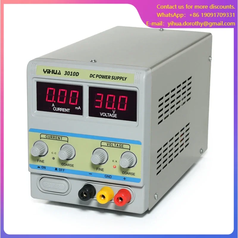 YIHUA 3010D 0-10A 0-30V Output Stabilized Laboratory Dc Power Supply